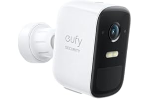 eufy Security eufyCam 2C Pro, Überwachungskamera aussen, 2K Auflösung, 180 Tage Akku, Kompatibel mit HomeKit und Solar Panel, IP67, benötigt HomeBase 2, Gebührenfreie Nutzung