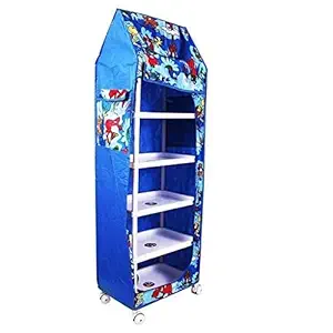 Elegance Baby Bookshelf| Alloy PVC Storage Shelve for Books Storage Organizer| Children Book Rack| Bookcase for Home Furniture |Cabinet Shelves for Bedroom Office Living Room