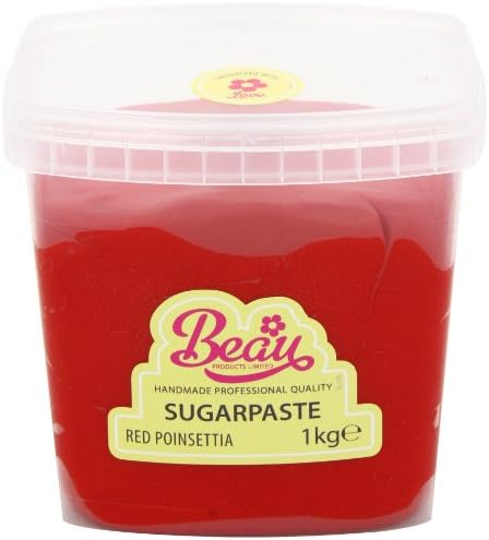 Beau Products Red Sugarpaste Icing