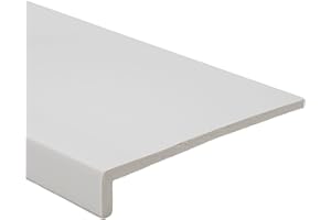 TRULY PVC LIMITED Window Board Capping Cover (1.25m) - White, 250mm