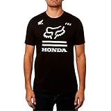Style Number: 23132-001 Fox Racing x Honda Men\'s Honda Premium Short Sleeve T Shirt Black 2XL