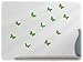 Produktbild Wandbild Wandsticker 12 süße Schmetterlinge Set 3-lindgrün63