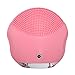 Mini Silicone Rechargeable Ultrasonic Beauty Instrument Face Cleansing Brush (Pink)