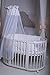 ComfortBaby © 4 in 1 - Baby / Child / Junior Bed - Made of Natural Solid Beechwood- used as a crib, playpen, bed, including Sky, covers, blankets, mattresses, bumper and many more. ALL INCLUSIVE