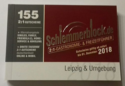 Preisvergleich Produktbild Schlemmerblock 2018 Leipzig & Umgebung