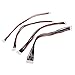 Price comparison product image Baoblaze 4pc 2S 3S 4S 6S 200mm/7.87'' Lipo Balance Wire Extension Cable for RC Drone Battery Charger DIY