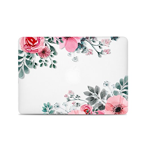 Case MacBook Pro 13 Retina H  lle  iCasso Blume Design Ultra Slim D  nn Kratzfeste matt rutschfest Hartschale Kunststoff Schutzh  lle Snap case f  r M