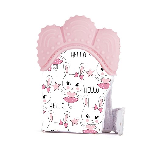 Guante Mordedor de Silicona Manopla de Dentición Regalo Original para Bebé Niña