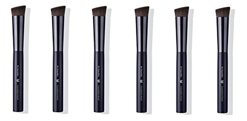 Preisvergleich Produktbild Dr.HAUSCHKA – Foundation Brush 6 Stück, Pinsel, flach, schräg, Kunsthaar