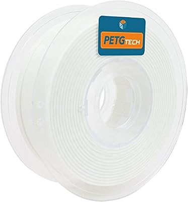 FFFworld PETG Tech 1kg. White 1.75 mm High performance P.E.T.G. Filament for 3D Printer