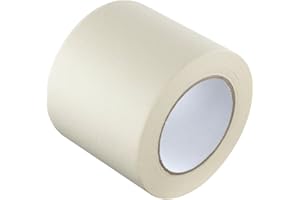 GTSE - Nastro di carta ampio - 100 mm x 50 m - Per protezione superfici mentre si dipinge - Adesivo privo di solventi - 1 rotolo largo