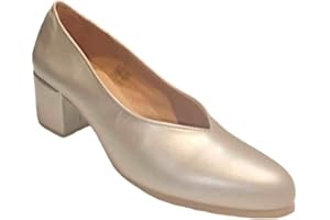 ARIADNA SÁNCHEZ Zapatos de Salón Mujer Belona, Cómodos 24 Horas para Azafatas, Trabajo. Calzado de Piel Fabricado en España Tacón Medio