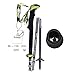 Produktbild Yoome Folding zusammenklappbare Wandern / Walking / Trekkingstöcke High Carbon Fiber 5-Sektionen Expert Trekking Pole mit EVA-Griff verstellbar, Ultraleicht, Mehrzweck, perfekt für Wandern Klettern Wandern Schneeschuhwandern