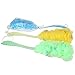 Loofah Sponge Scrubber Bath Mesh Spa Brush Bath Sponge With Long Handle Blue
