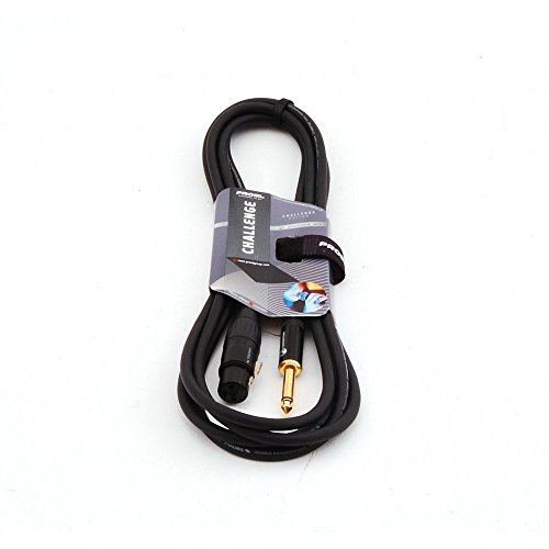 Price comparison product image Proel Challenge Series 6.3mm Mono TS Jack to 3-pin Female XLR w / Neutrik Connectors 10m