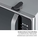 KINDER-SICHERUNG FÜR KÜHLSCHRANK, Mikrowelle und co.: Der sichere Kühlschrank-Verschluss für Babys. KOMPLETT ÜBERARBEITET FÜR NOCH MEHR SICHERHEIT.