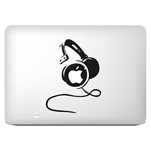 Aufkleber "DJ Set" einzelne Farbe für alle Modelle von Apple Mac Book