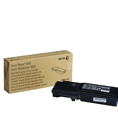 Xerox 106R02232 - Cartouche de toner Noir Phaser 6600/WorkCentre 6605 - Capacité standard (8 000 pages)
