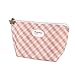 Produktbild Winkey Kosmetiktasche, Baumwolle tragbar Reise Kosmetiktasche Make-up Tasche Kulturbeutel Wash Organizer, rosa