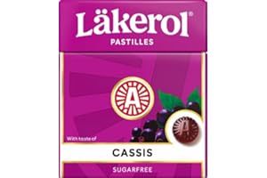 Cloetta Lakerol Cassis pastillas 4 cajas of 25g