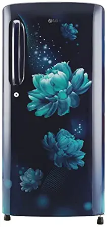 LG 190 L 5 Star Inverter Direct-Cool Single Door Refrigerator (GL-B201ABCZ, Blue Charm, Smart Connect)