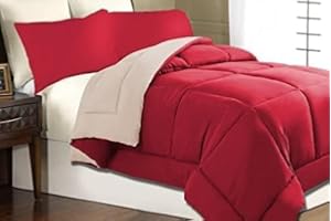 Corredocasa Trapunta 4 Stagioni Made in Italy Piumone Imbottitura 350gr/mq Coperta in Morbida Microfibra di Poliestere Casa (Bordeaux/Panna, Matrimoniale 250x260 cm)