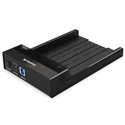 Inateck FD1006 USB 3.0 festplatten Dockingstation für 2.5 3.5 zoll SSD HDD SATA I/II/III inklusive USB3.0 Kabel mit 12V 2A netzteil unterstützen PC / Notebook / Mac (SATA3 UASP support)