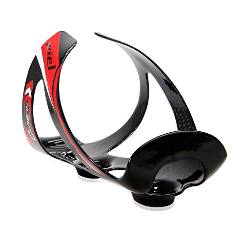 MakeTheOne Carbon Fiber Fahrradflaschenhalter Trinkflaschenhalter Lightweight Wasserflaschenhalter Hochwertig Halterung Flasche Fahrrad für Fahrrad MTB & Road Nur 26g - 6