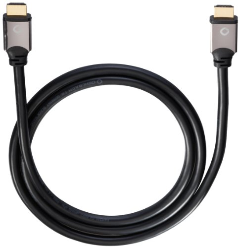 Oehlbach Black Magic HDMI Kabel | UltraHD 4K 3D HDR | 18 Gbits FullHD 2160p | 2.0 2.0a 2.0b 1.4a kompatibel | sw 0,40 m