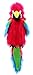 Produktbild Lashuma Plüsch - Handpuppe Papagei Rot Grün | Plüschtier Vogel Handspielpuppe | Tierpuppe ca. 45 cm