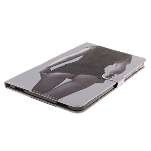 Samsung Galaxy Tab A 10.1″ T580 Hülle, COLJOY Samsung Galaxy Tab A 10.1″ T580 T585 Kunstledertasche PU Schutzhülle Tasche Leder Brieftasche Hülle Case Cover mit praktischer Ständerfunktion und Auto Sleep / Wake Up Funktion, TM12 - 3