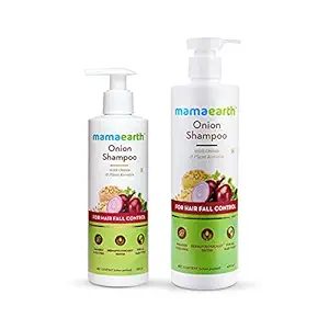 Mamaearth Onion Shampoo - 250ml + Onion Shampoo - 400ml