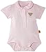 Steiff Baby-Girls 0008683 1/2 Sleeves Bodysuit, Barely Pink, 0-3 Months (Manufacturer Size:56)