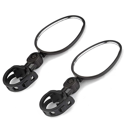 Eximtrade Universal Bike Rear View Mirror Adjustable 360° Rotation (2 pieces for left and right)