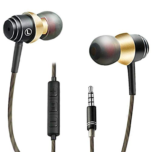 Auriculares,OuTera Auriculares con micrófono, Sistema de Cancelación de Ruido y Sonido Envolvente,Auriculares In-Ear.Compatibles con Huawei,MP3,iOS,Android,PC y más