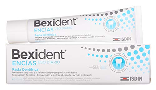 Isdin Bexident Encías Uso Diario Pasta Dentrífica | Previene el sangrado y la inflamación por gingivitis | Higiene bucal diaria 1 x 75ml