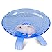 Produktbild NAGETIERE Maus Laufrad, von Fliegende Untertasse für kleine Haustiere, 18 cm/7,09 Zoll Hamster Running Disc, Comfort Pet Toys blau