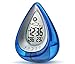 Produktbild Uhr Creative Water Powered Digital Wecker Eco-Friendly Hydrodynamic Water Powered Tischuhr Smart Water Power Wetterstation, Zeit Temperatur Luftfeuchtigkeit Wetter Anzeige Büro Wohnzimmer Schlafzimmer Blau (12 * 17 * 9 cm) Wandverzierung