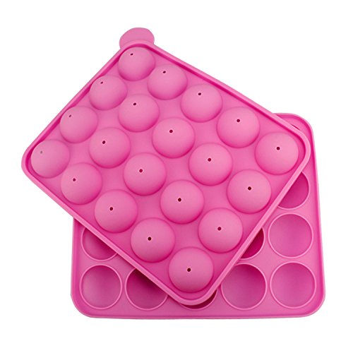 Preisvergleich Produktbild Keysui Silikon Kugelförmig Lutscher Form 20-fach(Rosa)