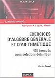 Image de Exercices d'algèbre générale et d'arithmétique pour l'Agrégation : 470 exercices corrigés