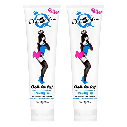 Queen of... Ooh la la! Creamy Coconut and Vanilla Shaving Gel TWIN-PACK