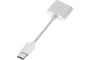 CLOCKJUAN Für Apple 30-polige Buchse auf USB 3.1 Typ-C USB-C Sync Daten Ladeadapter Kabel Handy OTG Adapter USB-Kabel Zubehör (weiß)