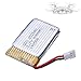 Produktbild 1 x Power LiPo 600mAh Upgrade Akku für X5C Quadrocopter von Syma, Original Ersatzteil, Hubschrauber-Ersatzakku