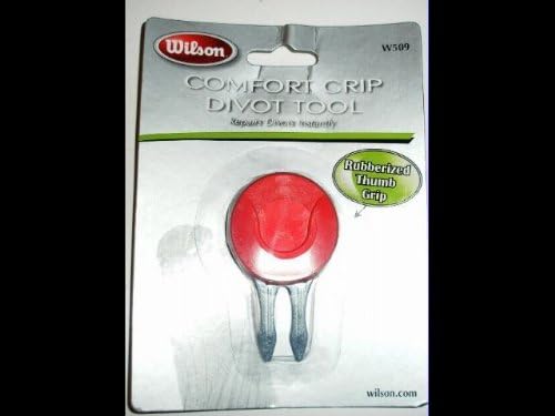 Wilson Comfort Grip Golf Divot Tool Thumb Red Nice NEW
