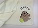 Personalised Baby Blanket. Luxurious wrap. Great Baby Gift. Choose from 6 Different Designs (Cream Hedgehog)