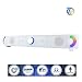 Produktbild MIMI KING Computer Speakers Sound Bar mit Loud Stereo Sound, Rich Bass Portable USB HiFi TF Slot Aux für PC Laptop Computer Desktop Notebook,White
