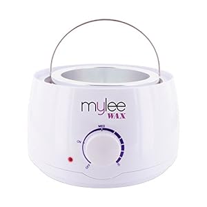 Mylee White Thermostatic Control Wax Heater & Mylee 450g Rose Soft Wax Kit New - Image 4