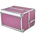 Beyondfashion Black Beauty Box Beauty Jewellery Storage Bag Nail Saloon Case (Pink)