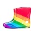 Cute Baby Rainy Day Infant Rain Shoes Toddler Rain Boot COLORFUL Rainbow