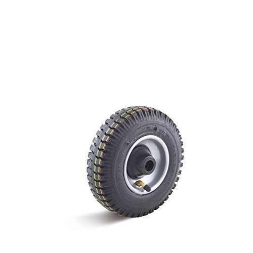 Luftrad 230mm mit Stahlblechfelge Rollenlager und Stollenprofil Nabenlänge 75mm